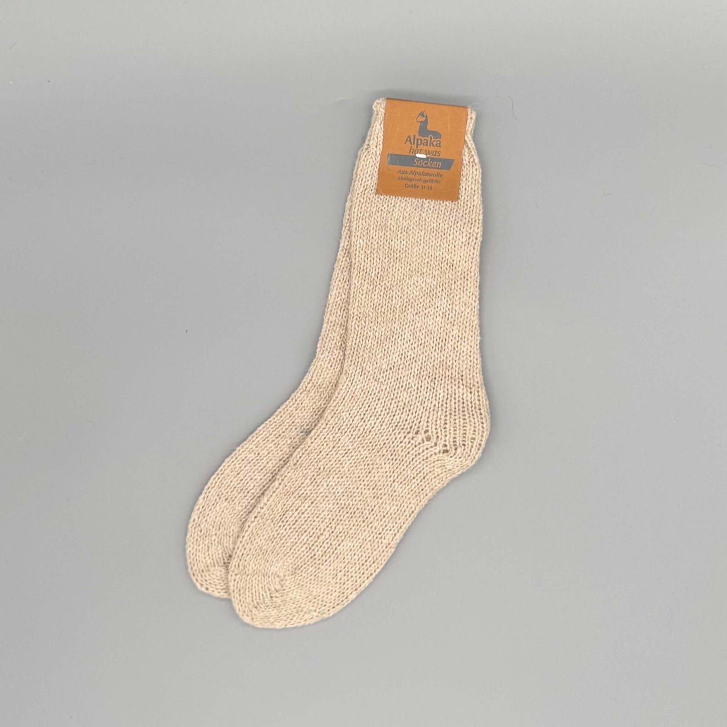 Winter-Stricksocken aus Alpakawolle für Kinder – bequem und temperaturregulierend