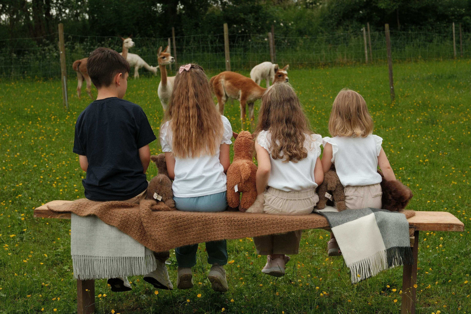 Flauschiges Alpaka Plüschtier – nachhaltiges Kuscheltier aus Alpakawolle