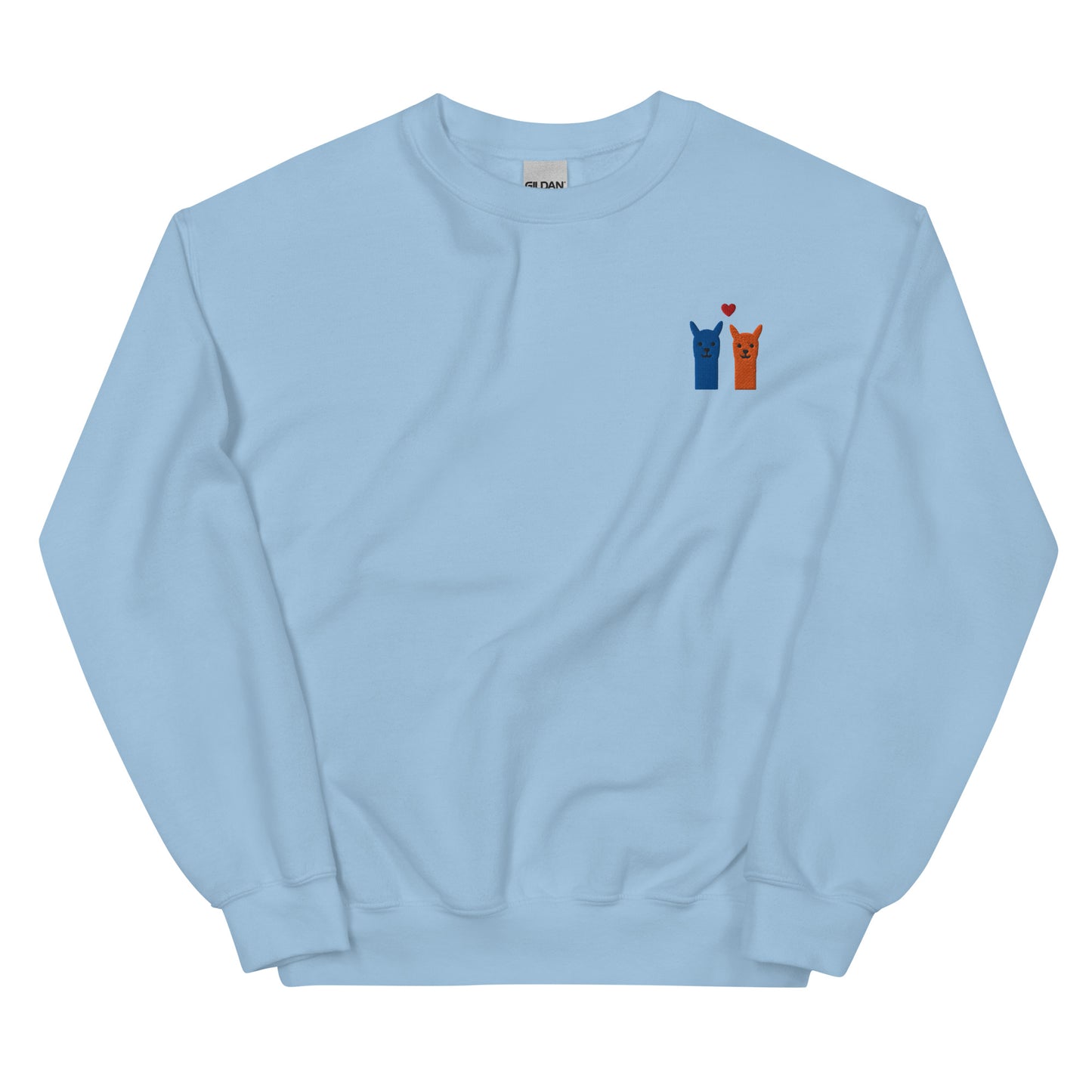 Kuscheliger Sommerpullover mit bestickten Alpaka Emojis