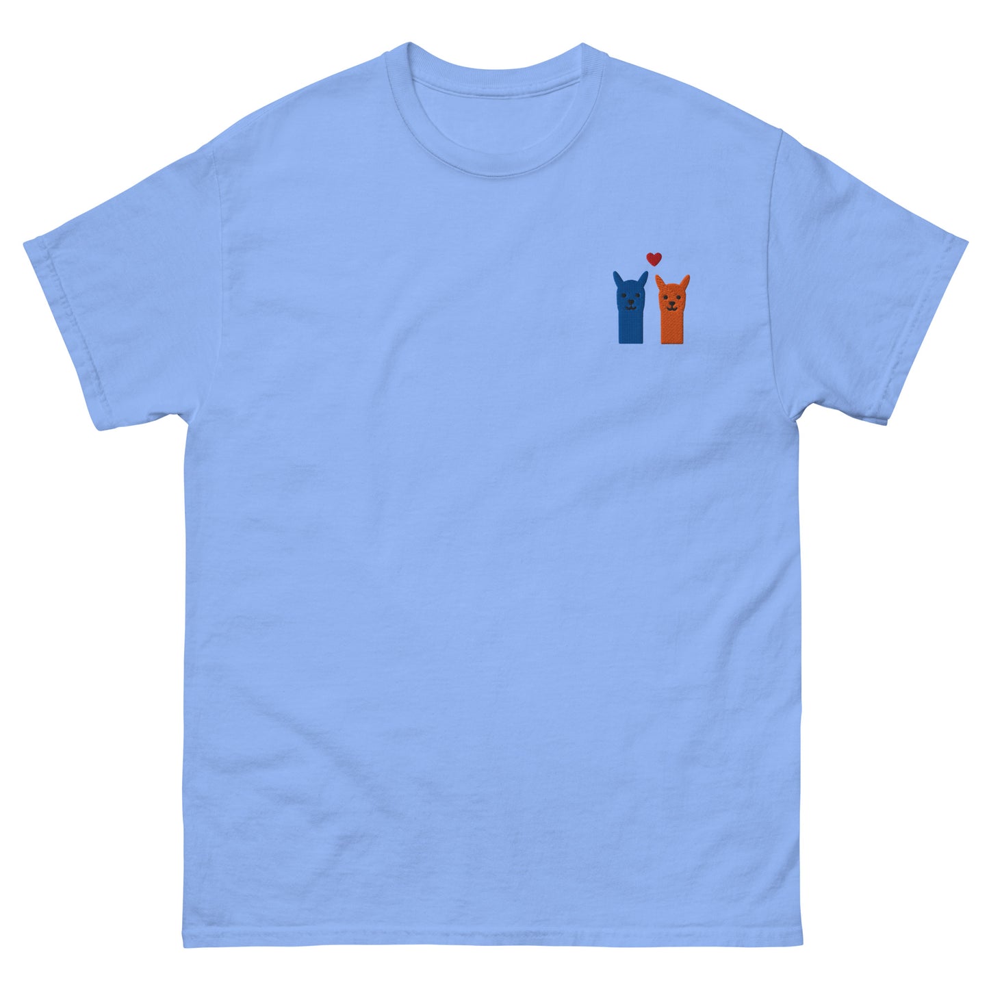 Alpaka T-Shirt mit liebevoller Stickerei, ideal für Tierfreunde und Alpakaliebhaber