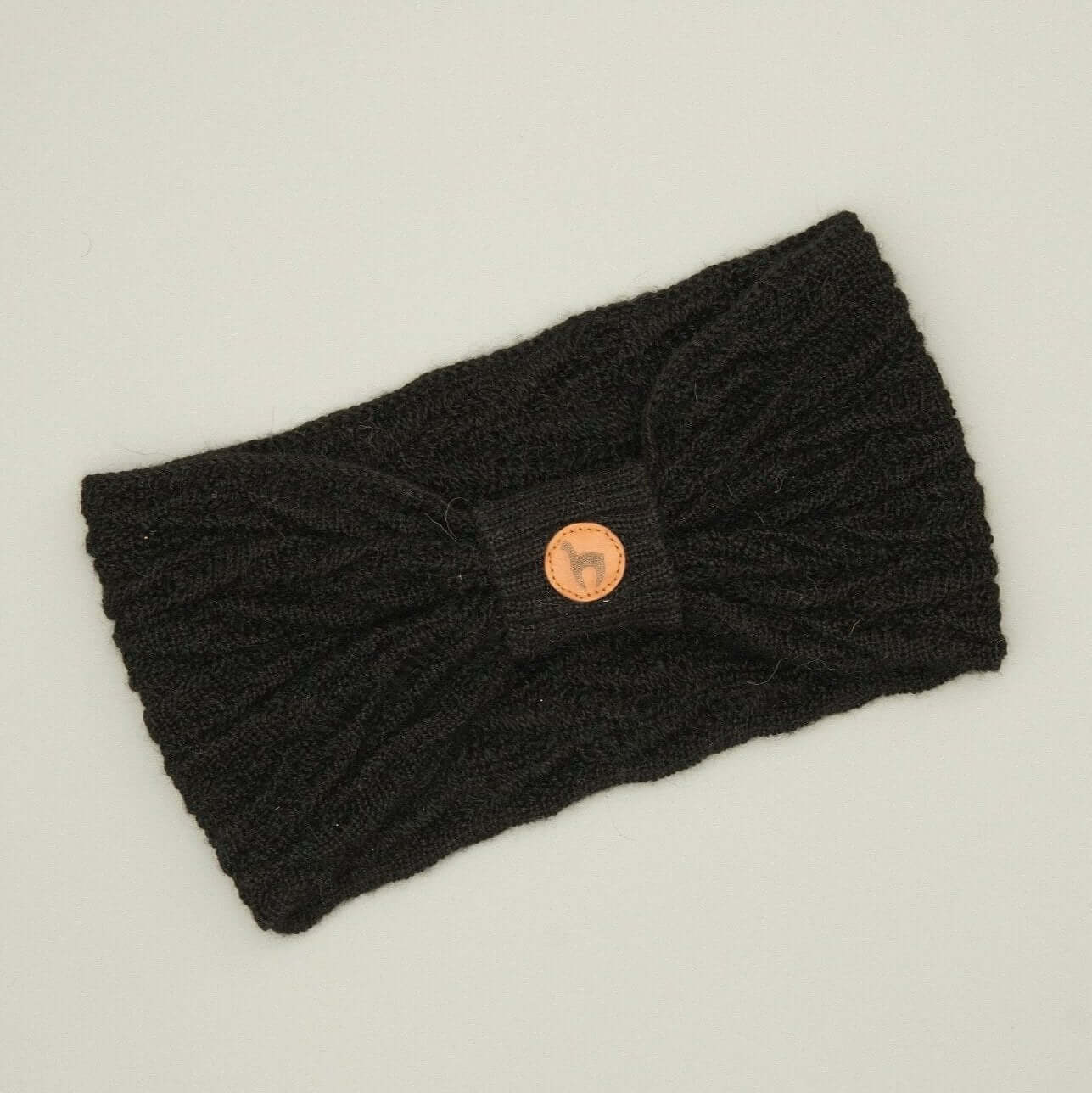 Elegantes Stirnband für kalte Tage – Babyalpaka Wolle, atmungsaktiv und weich