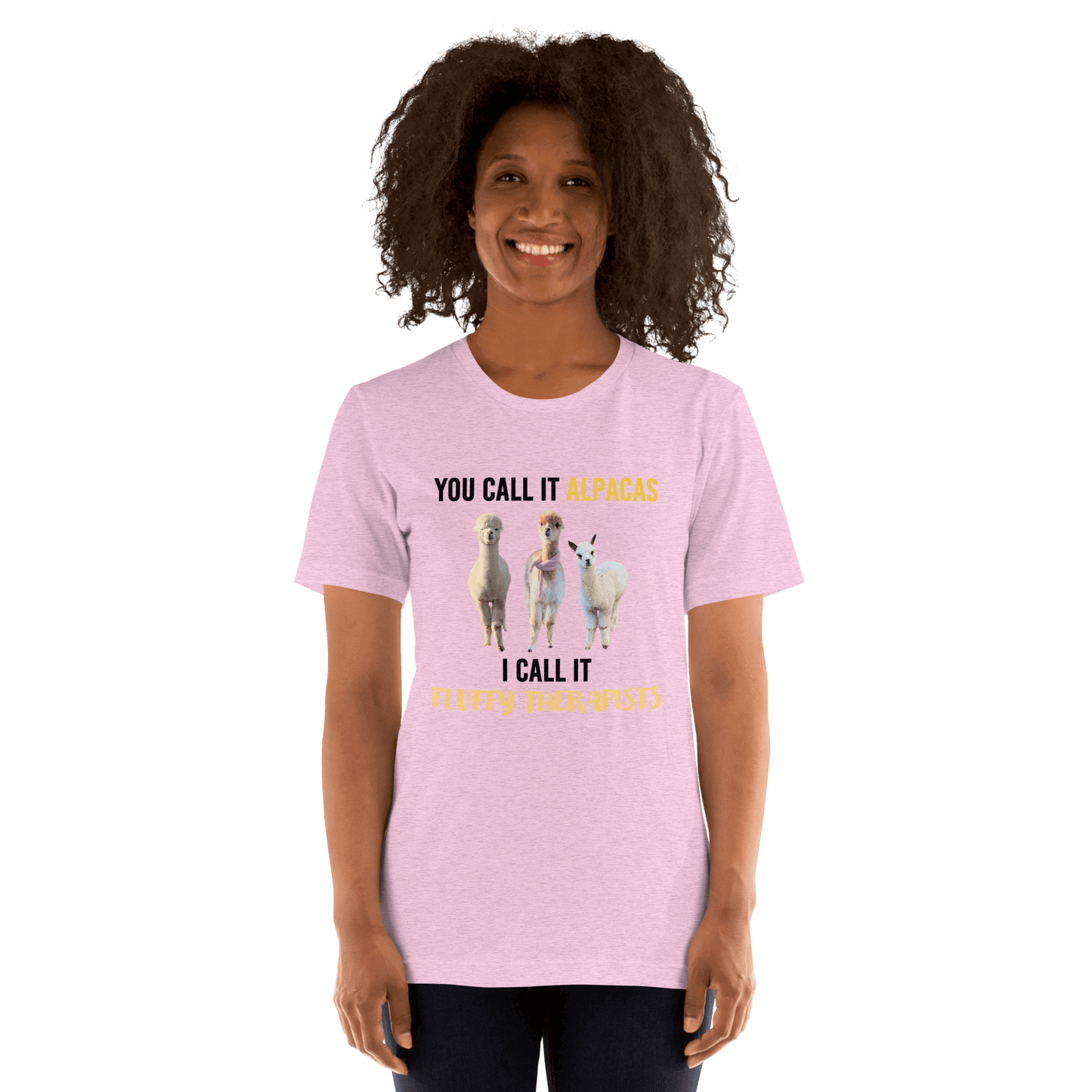 Alpaka T-Shirt für Mental Health Awareness, aus weicher Baumwolle, geniales Alpakas Geschenk