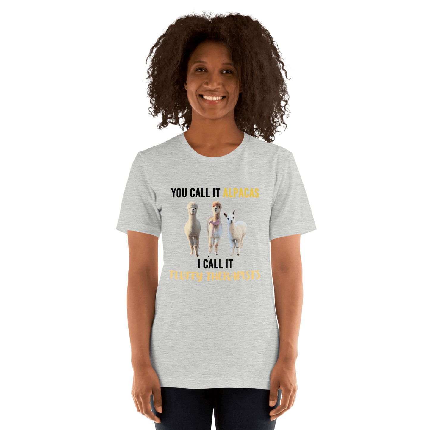 Nachhaltiges Alpaka T-Shirt mit Mental Health Botschaft – Für jeden Anlass