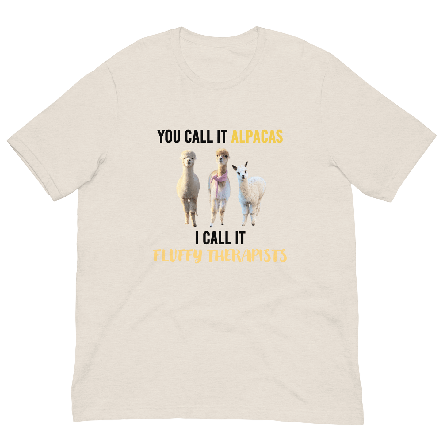 Hochwertiges Alpaka T-Shirt aus 100 % Baumwolle, ideal für Alpaka-Fans