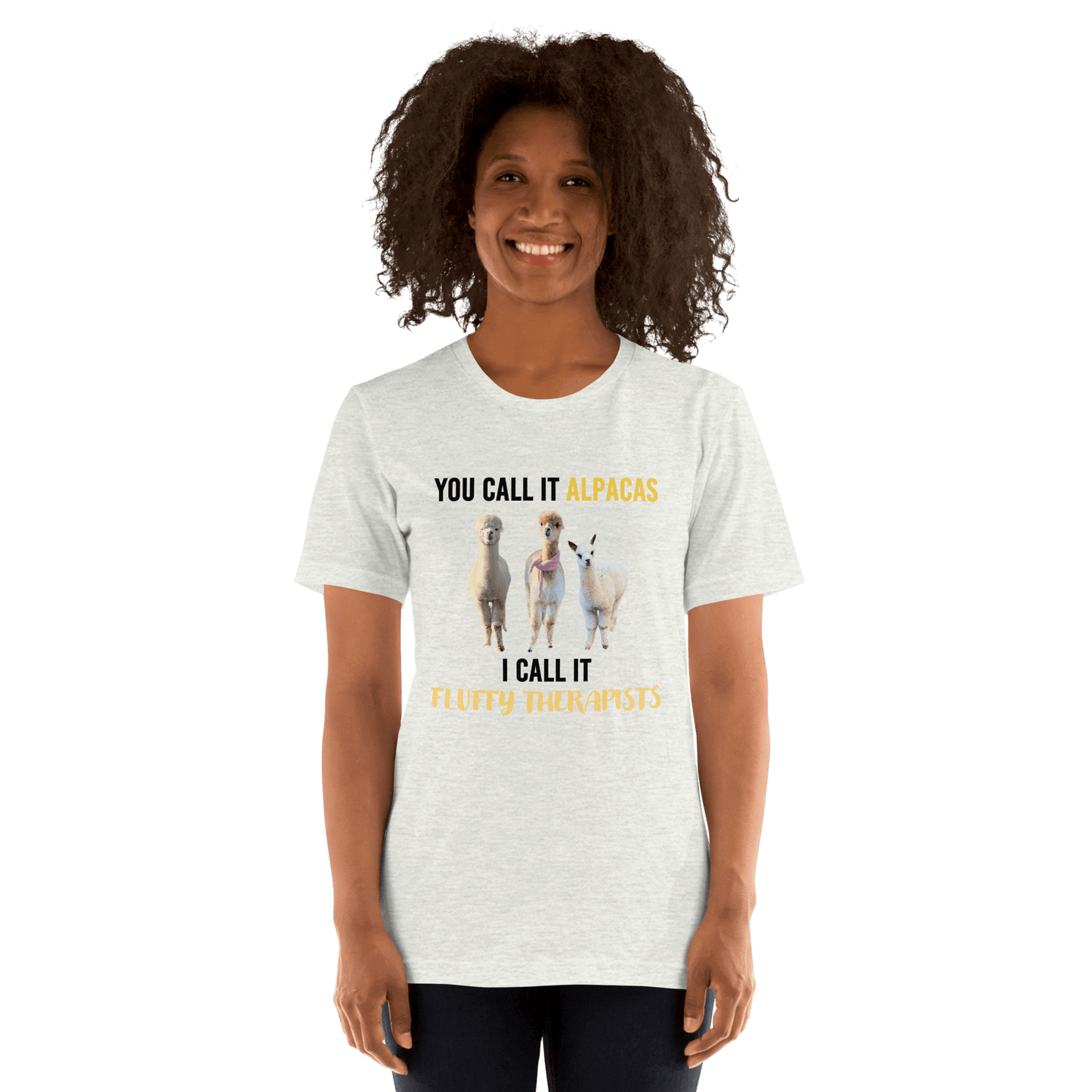 Fluffy Therapists Alpaka T-Shirt – Perfektes Geschenk für Tier- und Alpaka-Liebhaber
