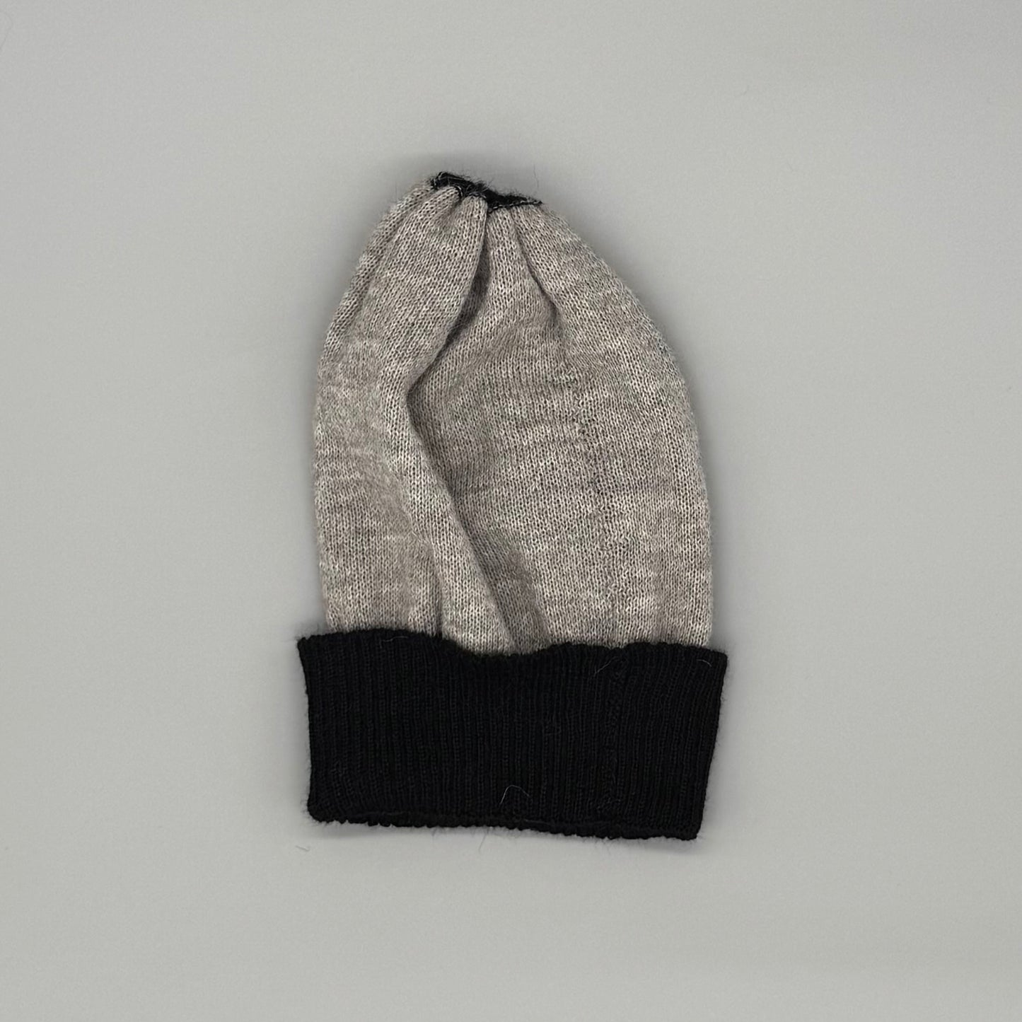Cuddly soft hat made from 100% baby alpaca wool | Various designs in grey, white, and navy & warm through cold days