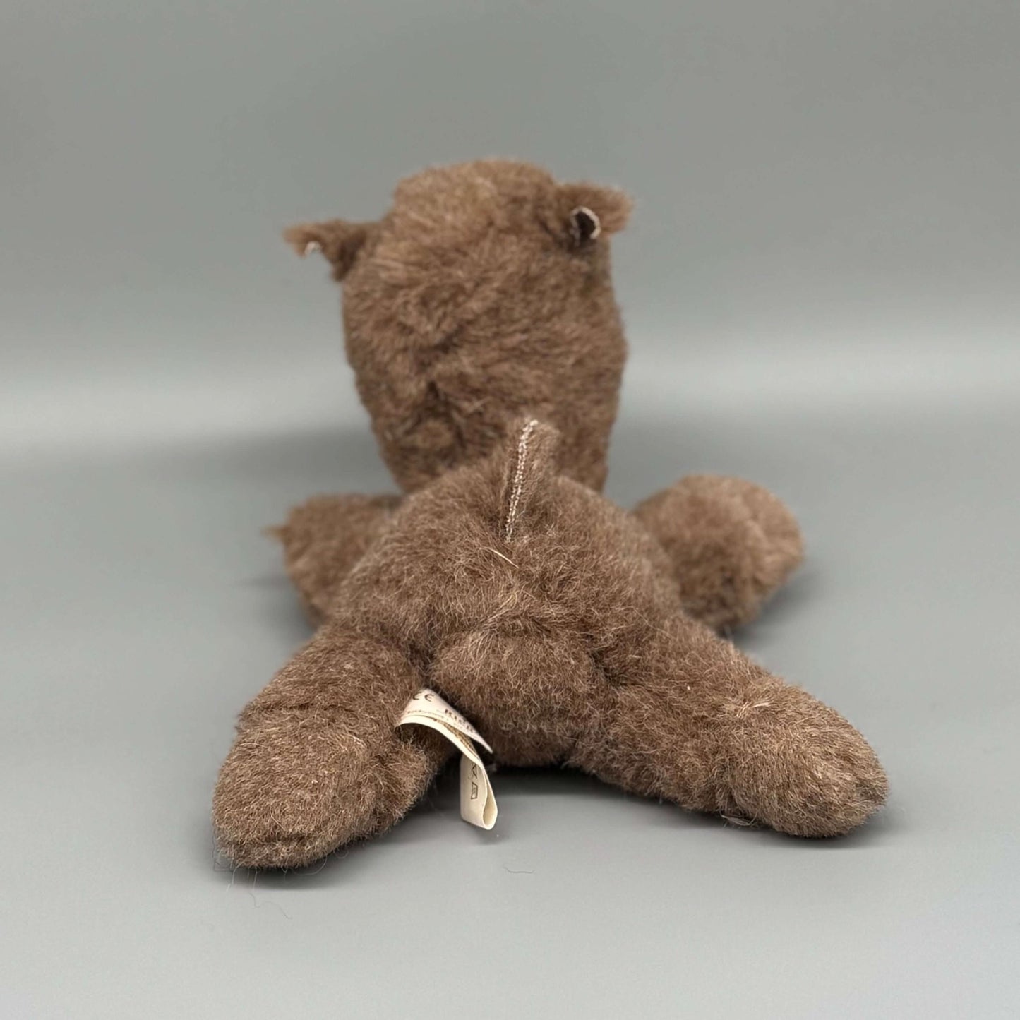 Alpakawolle Kuscheltier in Braun-Weiß – Kinderfreundliches Stofftier