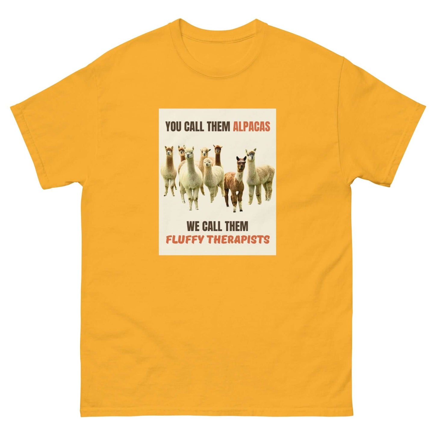 alpaka merch für tierfreunde mit spruch t-shirt