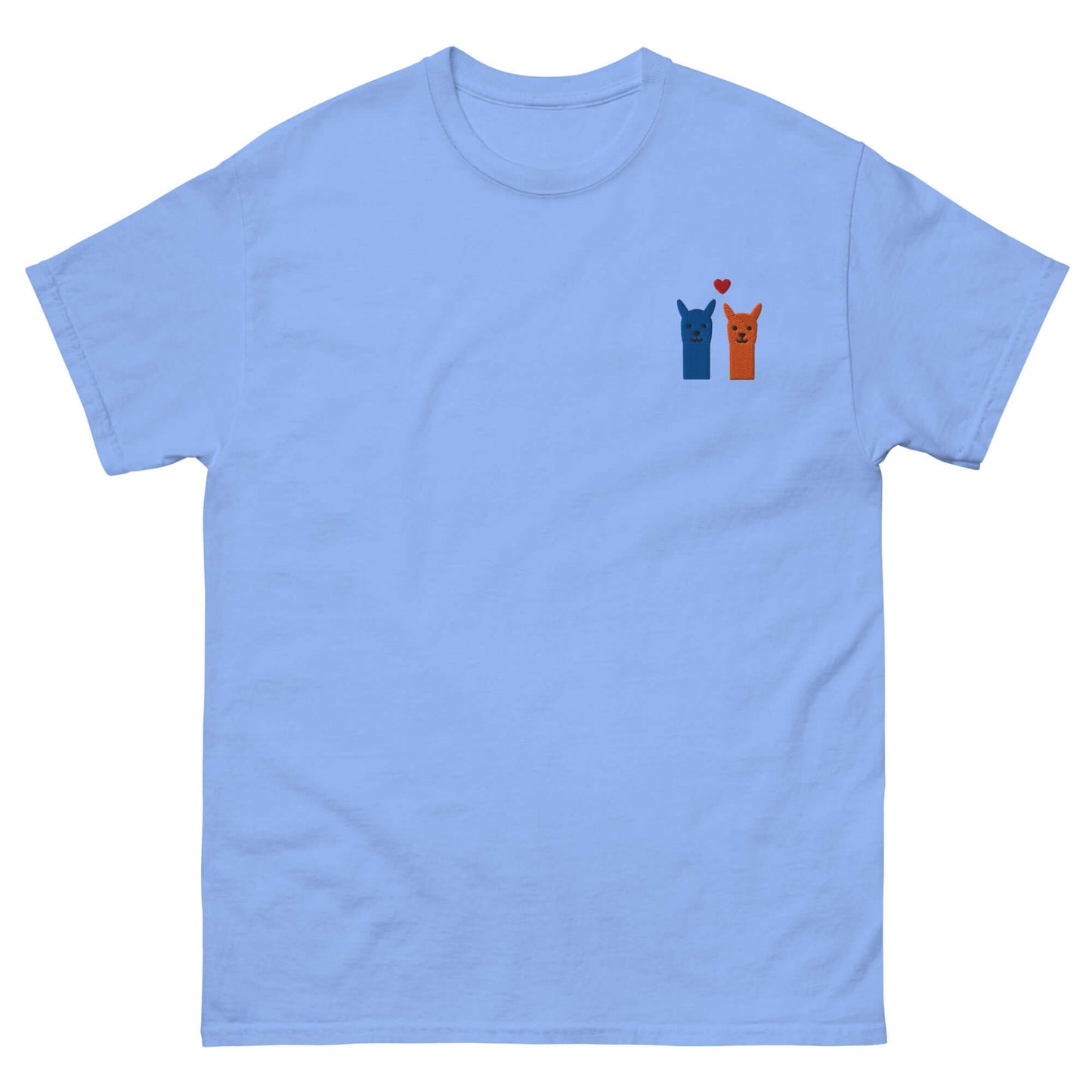 Alpaka T-Shirt mit liebevoller Stickerei, ideal für Tierfreunde und Alpakaliebhaber