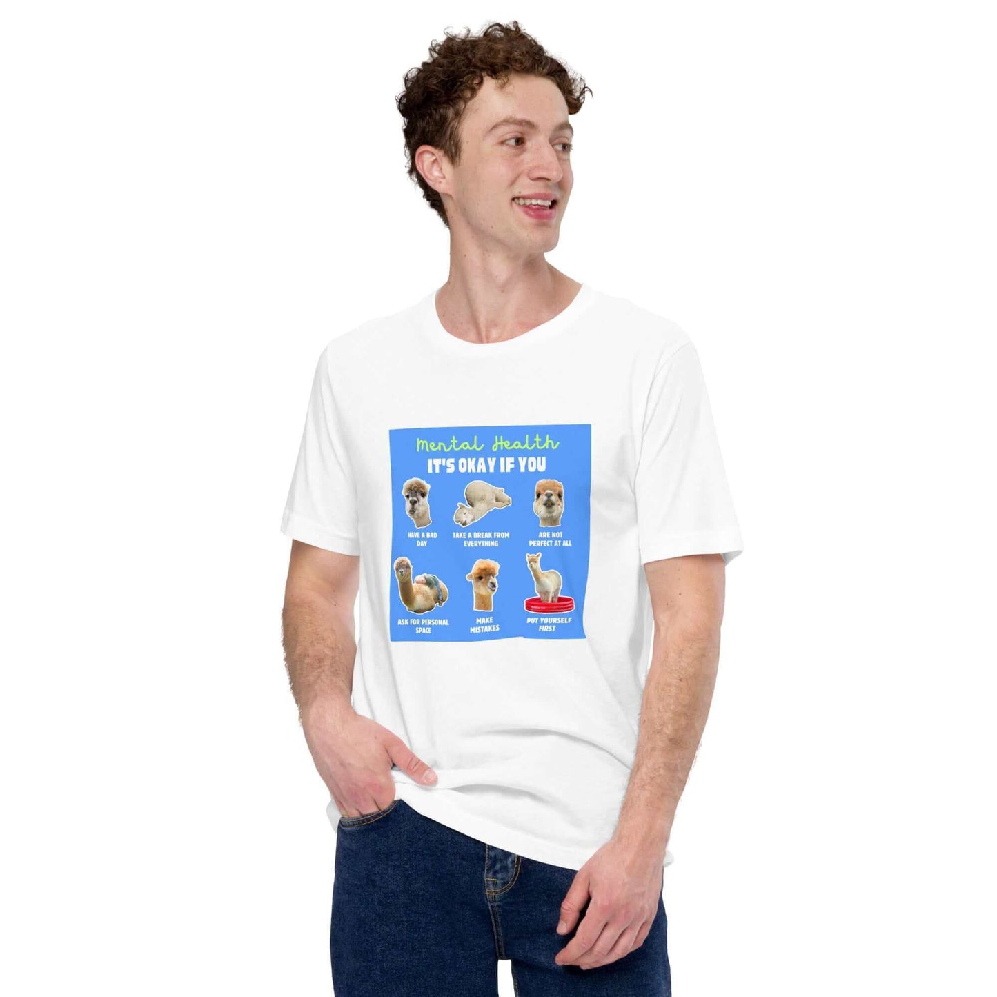 Tiermotive Bekleidung: Alpaka T-Shirt, das Komfort mit sozialem Engagement verbindet.