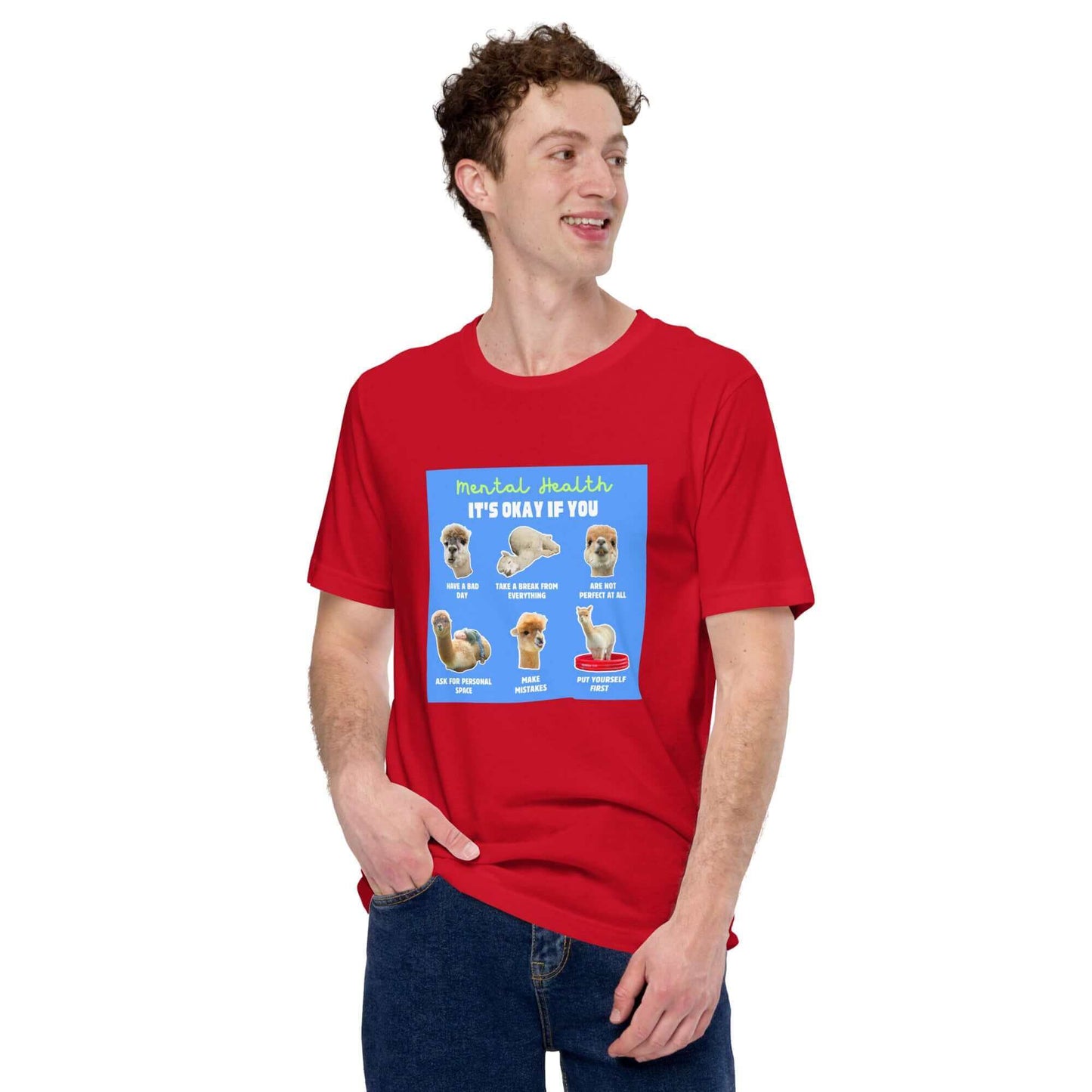 Alpaka Produkte kaufen - T-Shirt mit lustigen Alpaka-Fotos und Qualitätsgarantie aus Alpaka Store.