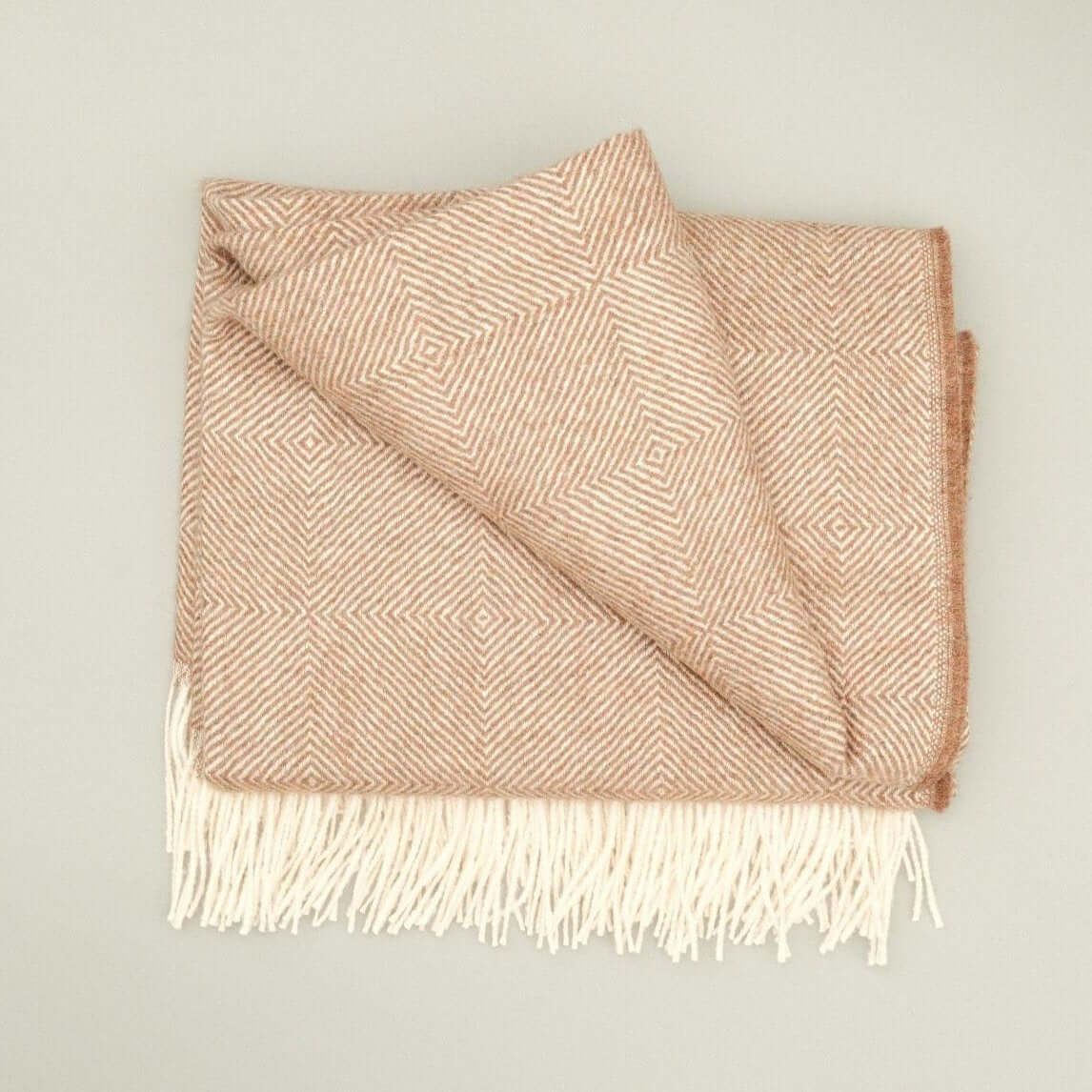 100% Babyalpakawolle Tagesdecke – weich, allergiefreundlich, 135x185 cm