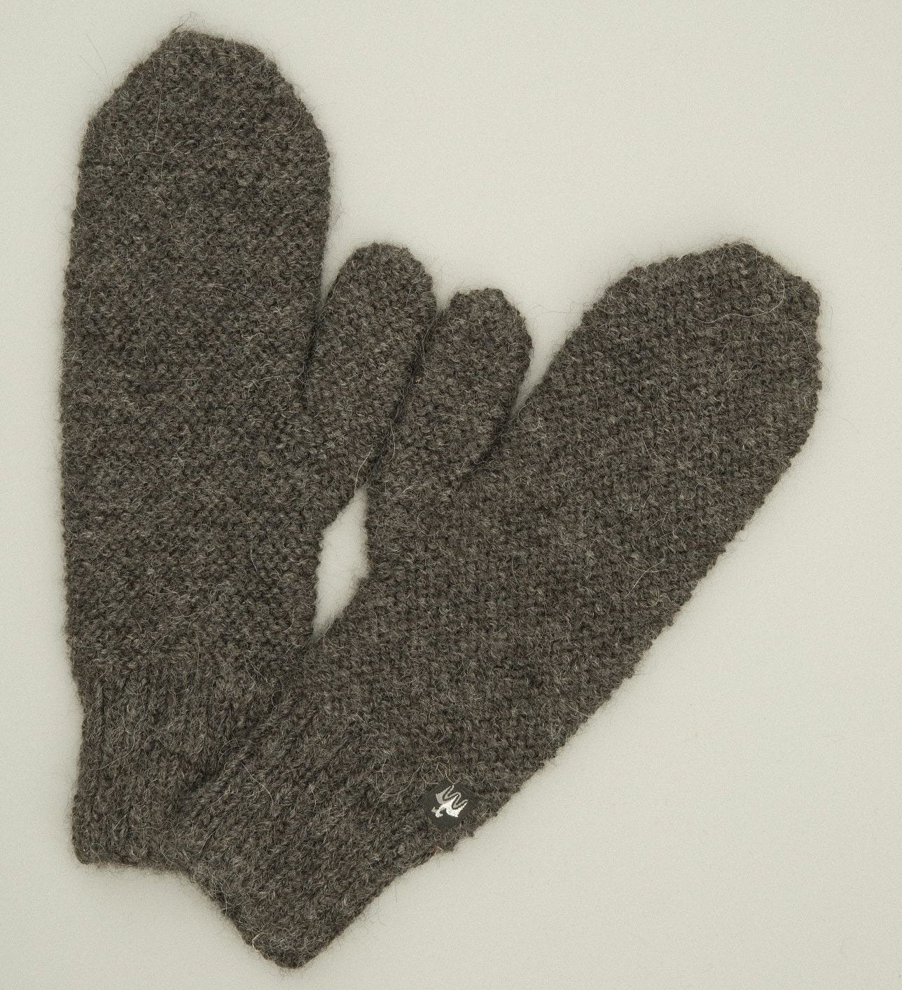 Alpaka Fäustlinge aus 100% Baby Alpakawolle – Weiche, isolierende Winterhandschuhe