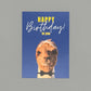 Lustige Alpaka Happy Birthday Postkarte für Alpaka-Fans