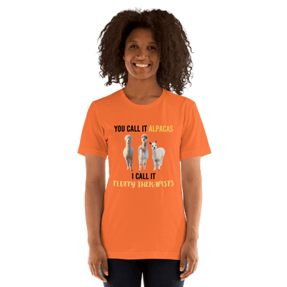 Alpaka T-Shirt "Fluffy Therapists" – Mental Health Unterstützung & Alpaka-Design