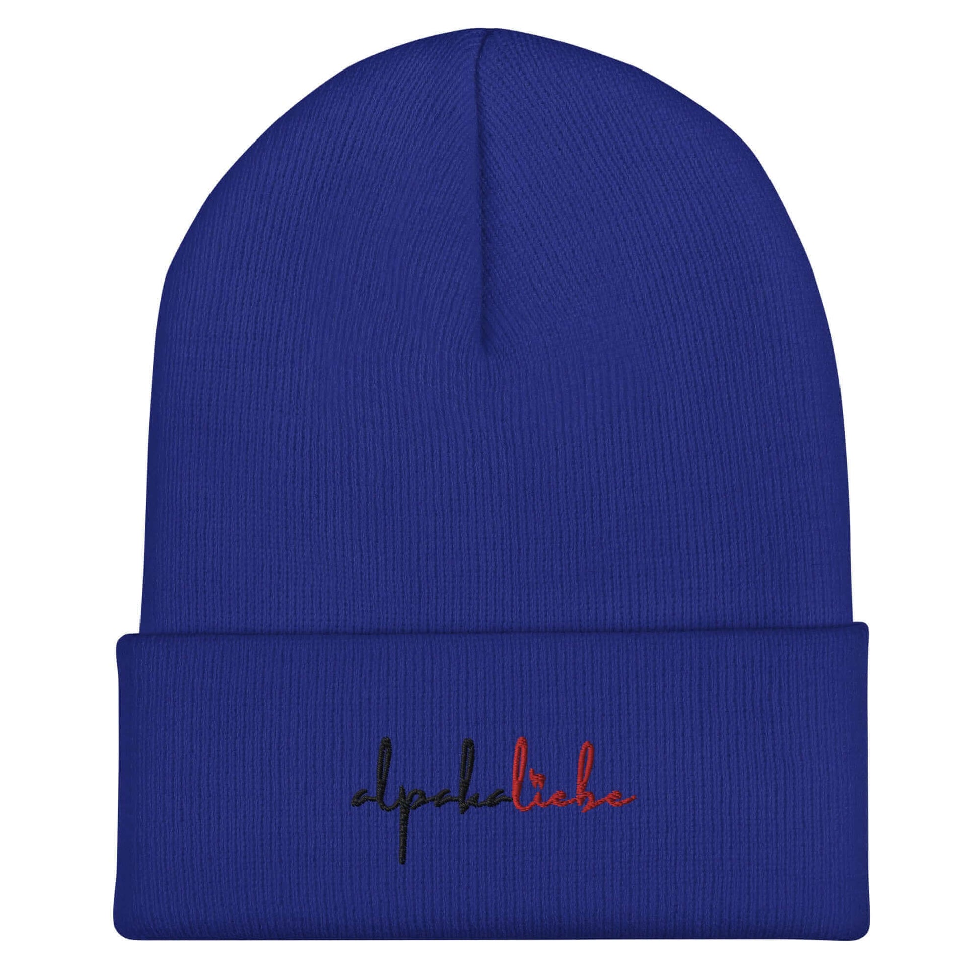 Alpaka Beanie mit Greta-Silhouette – Ideal für kalte Wintertage