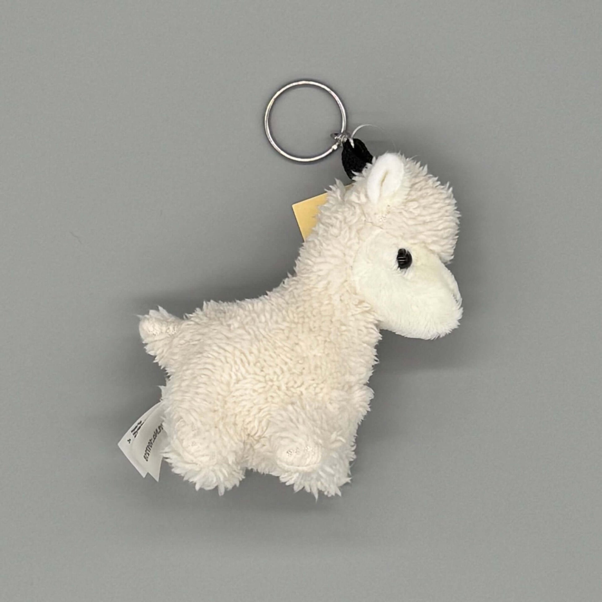 Alpaka Plüsch Anhänger – Niedliche Geschenkidee für Alpaka - Fans (Braun, Weiß) - Alpaka Online Shop
