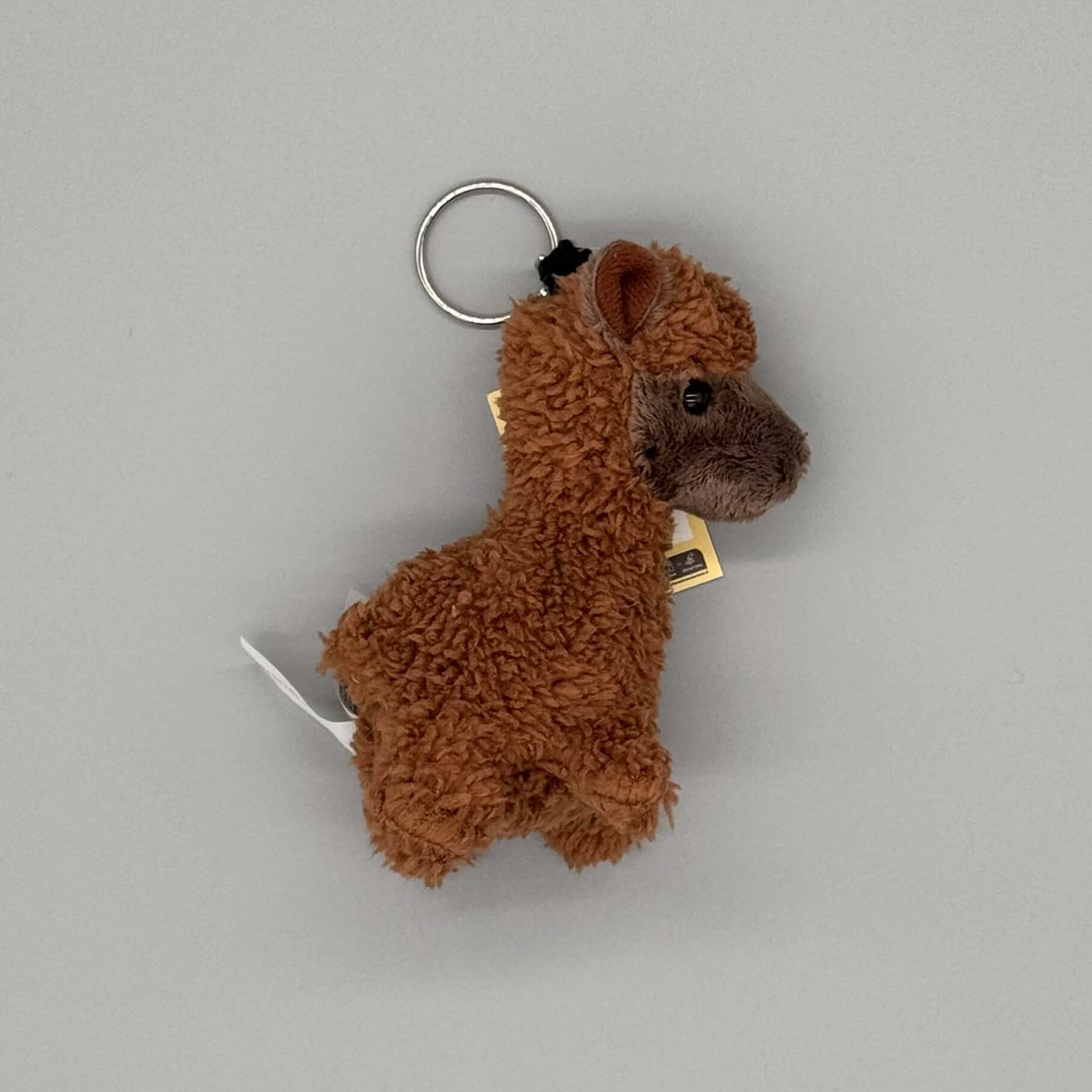 Alpaka Plüsch Anhänger – Niedliche Geschenkidee für Alpaka - Fans (Braun, Weiß) - Alpaka Online Shop