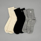 Alpaka Crew Socken kaufen – Alpakawolle Wohlfühl-Socken für alle Jahreszeiten (Grau, Beige, Schwarz)