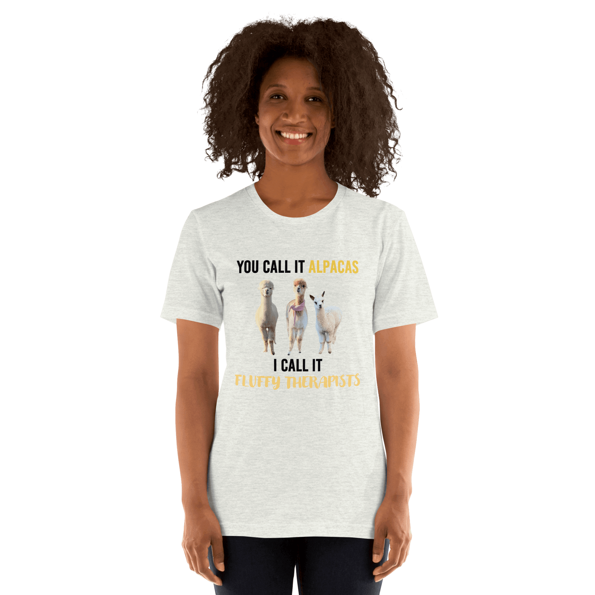 Fluffy Therapists Alpaka T-Shirt – Perfektes Geschenk für Tier- und Alpaka-Liebhaber