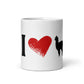 Alpaka Tasse mit I Love Alpacas Motiv und Greta-Silhouette – niedliche Kaffeetasse für Alpaka-Fans