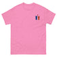 Hochwertiges Baumwoll-T-Shirt mit einzigartiger Alpaka-Bestickung und Herzsymbol