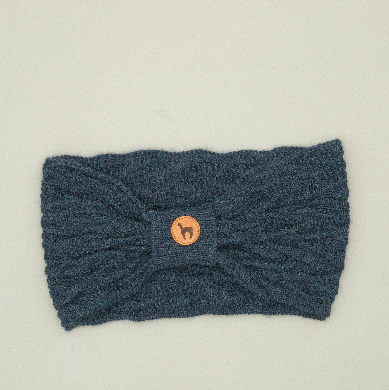 Headband made of baby alpaca wool: cozy elegance for cold days | With knot design | Different colors