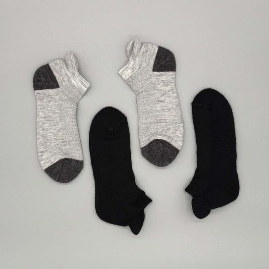 Herren Alpaka Sportsocken in Schwarz