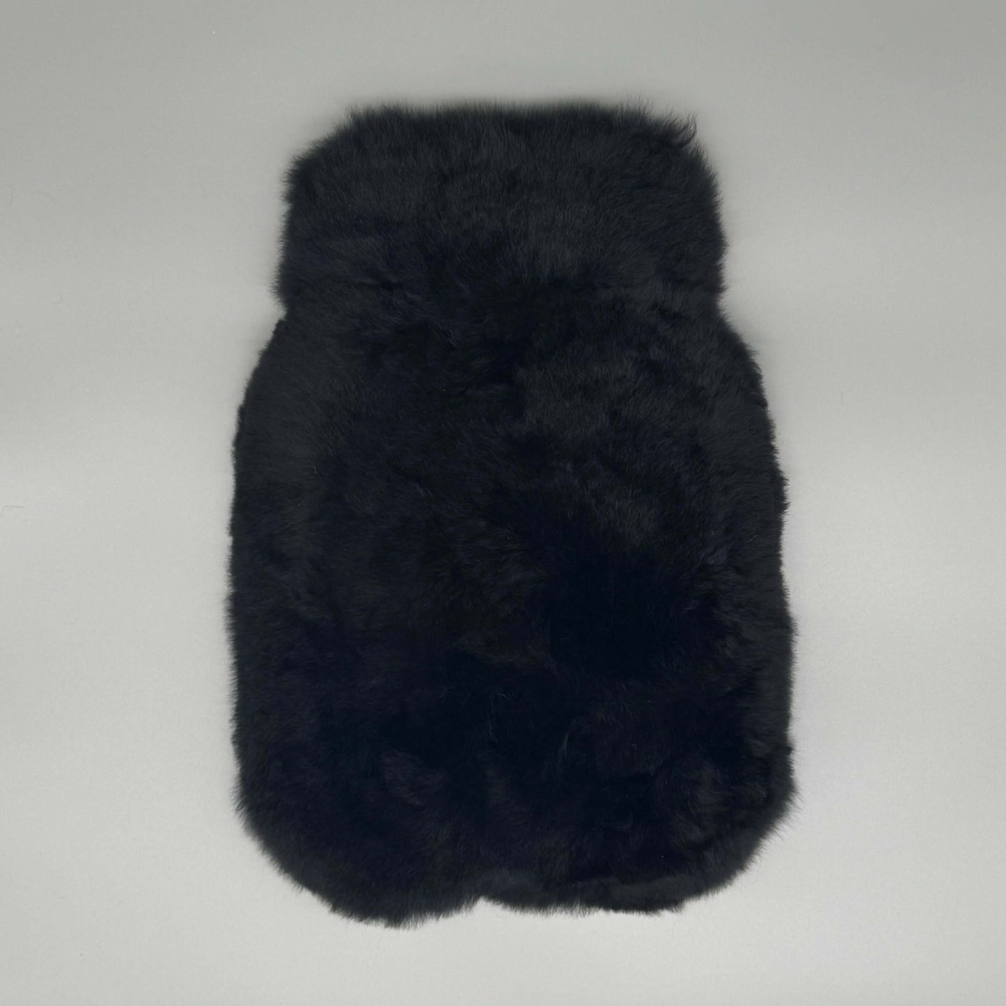 Schwarze Alpaka Fell Wärmflasche – weich, langlebig und kuschelig warm wie Weich Alpaca Wärmflasche
