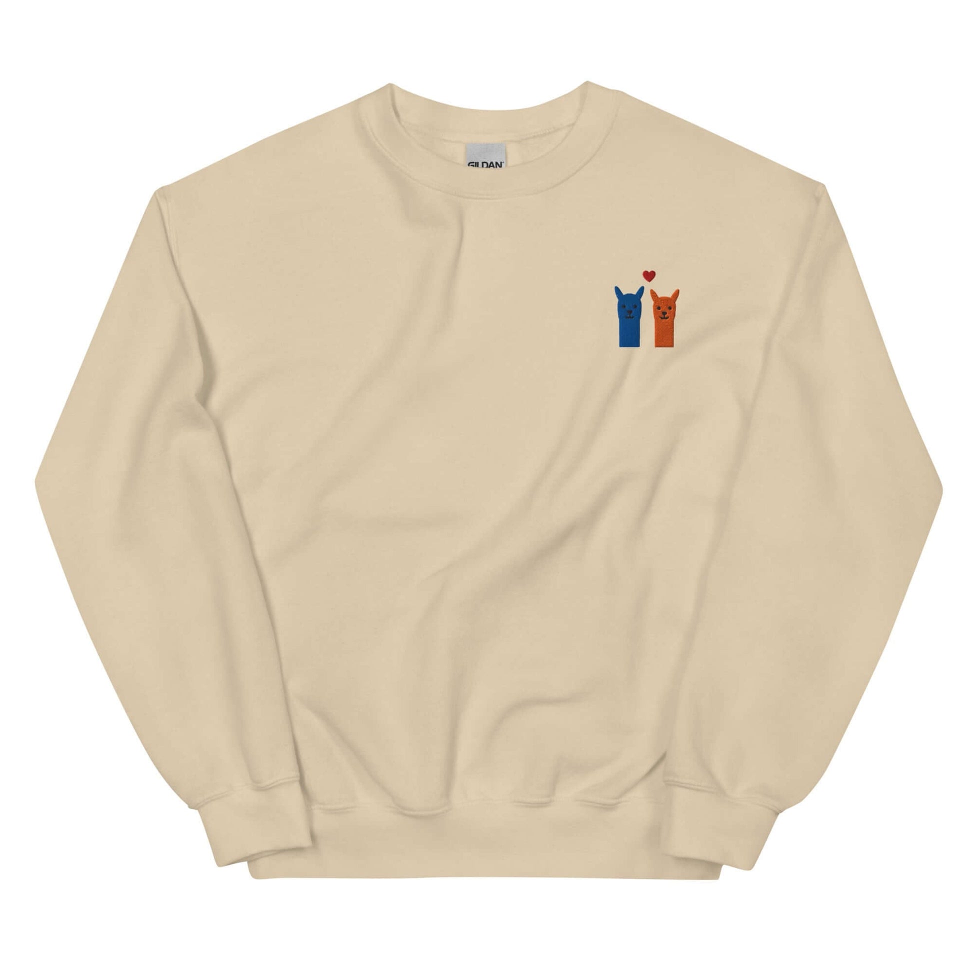 Bestickter Alpaka Sweater – modisches Geschenk für Tierliebhaber