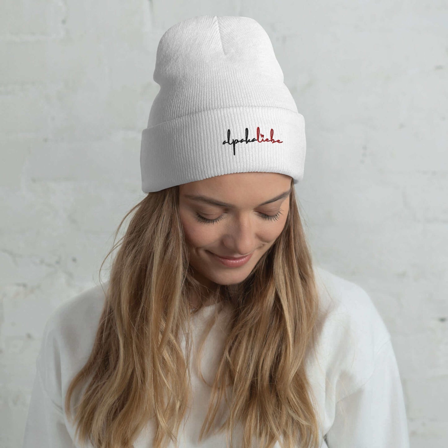 Hypoallergene Beanie aus 100% Turbo-Acryl – Alpakaliebe Design für Männer und Frauen