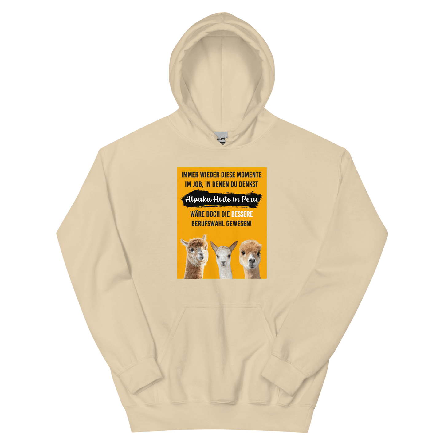 Alpaka Motiv Artikel online bestellen wie diesen Alpaka Hoodie