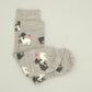 High alpaca socks made of alpaca wool | Cute alpaca motif in blue & warming eye-catcher