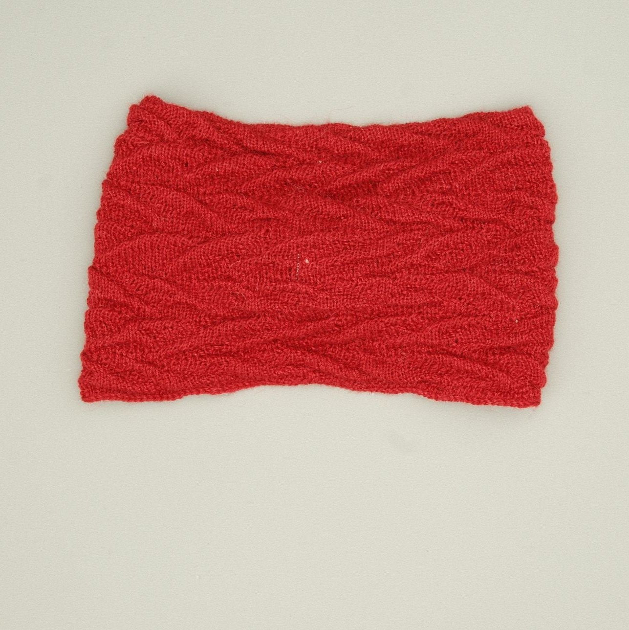 Headband made of baby alpaca wool: cozy elegance for cold days | With knot design | Different colors