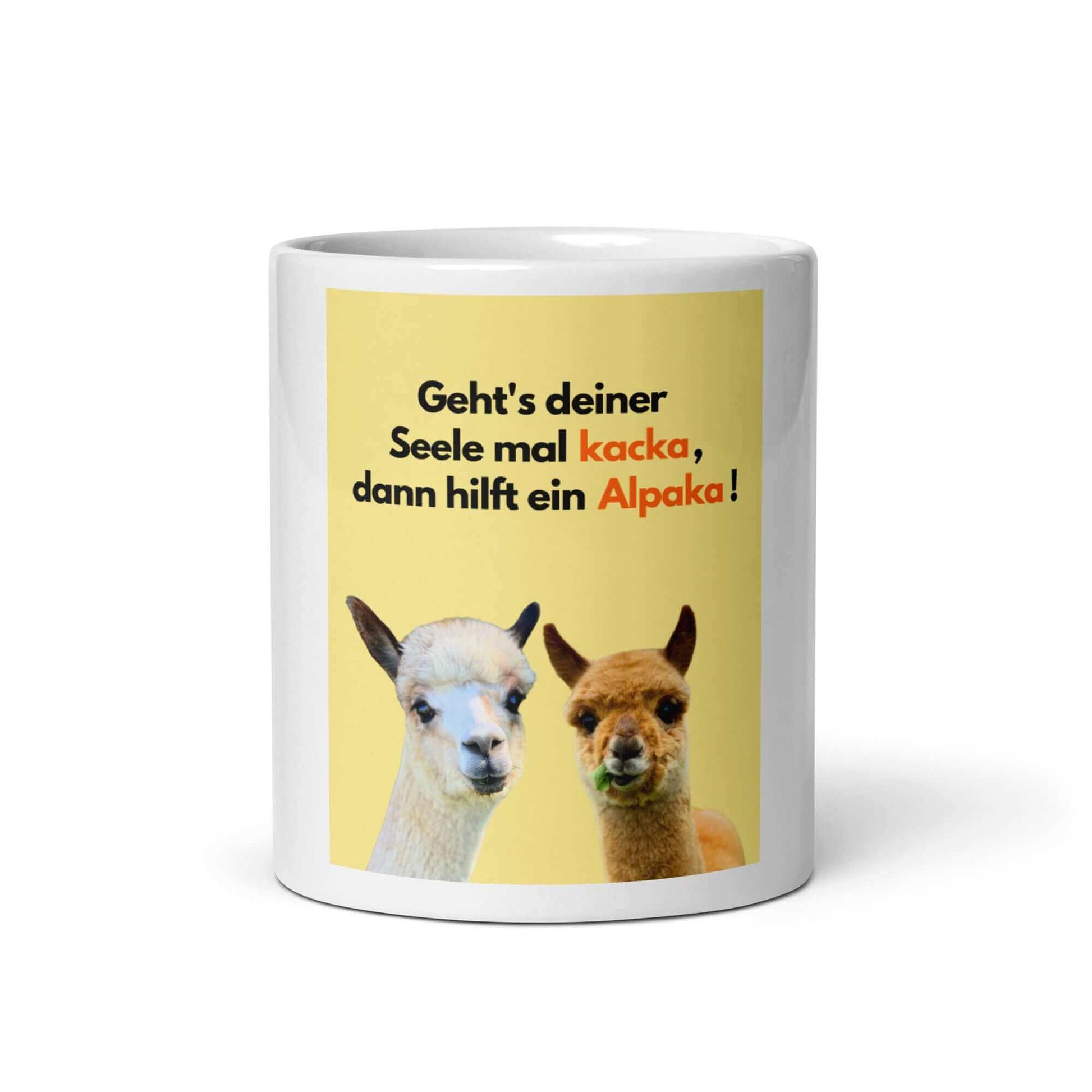 Alpaka Tasse mit Mental Health Botschaft - 20% werden gespendet für Mental Health Initiative