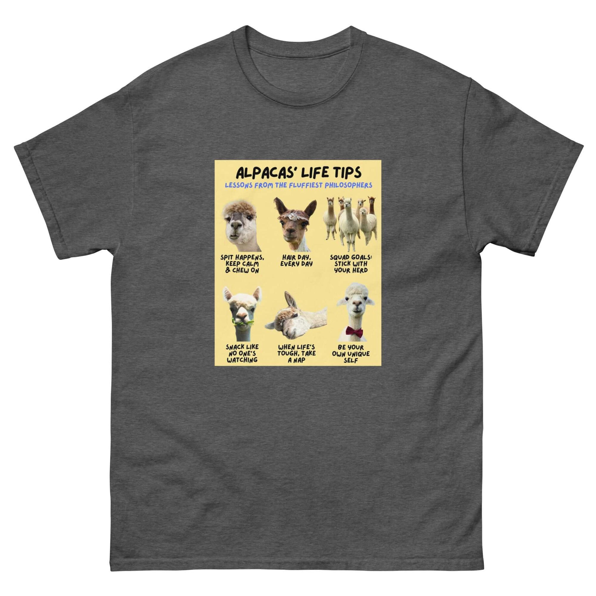 Alpaka T-Shirt in Sommerfarben mit niedlichem Tiermotiv