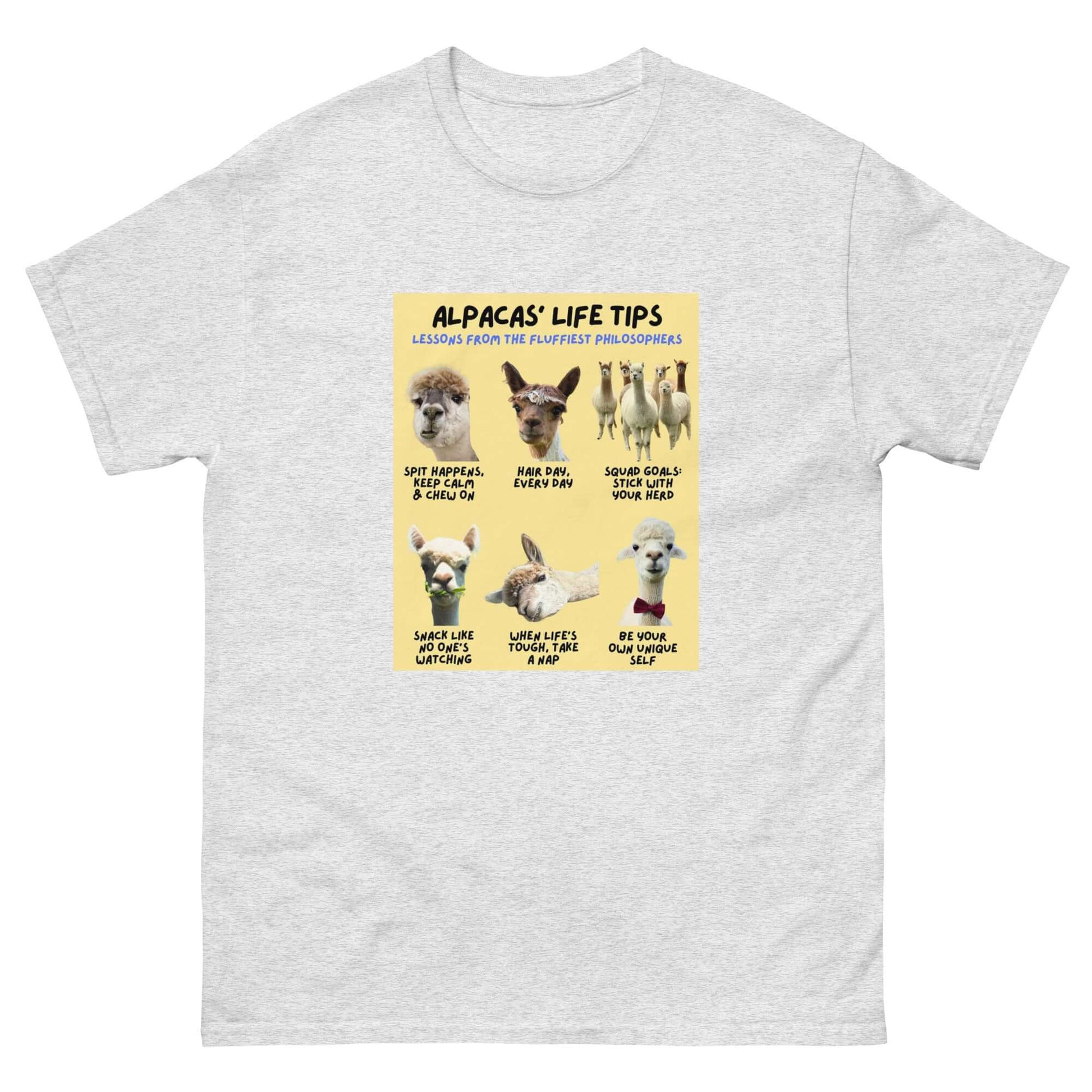 Alpaka T-Shirt in bunten Farben mit süßem Tiermotiv und Spruch