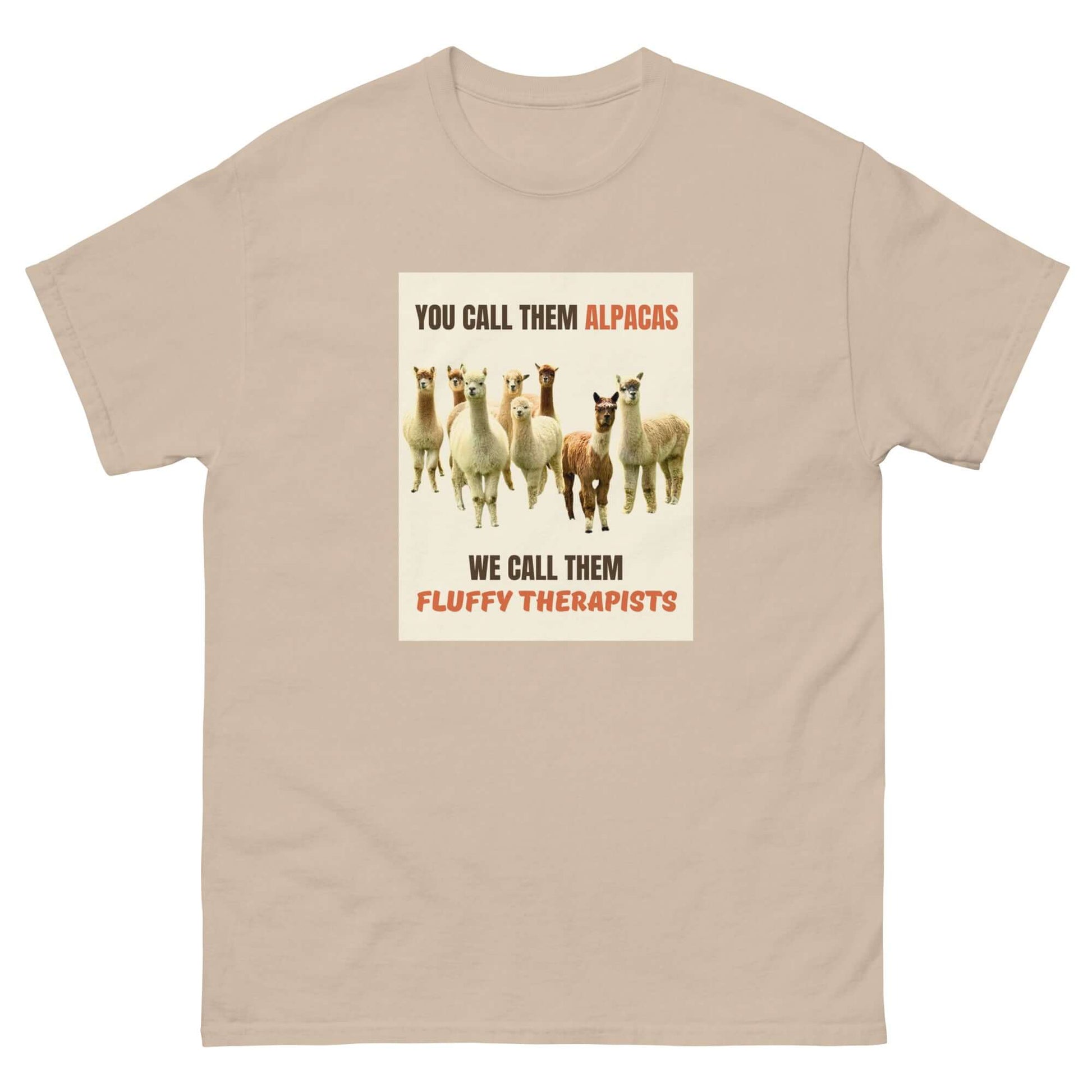 fluffy therapists t-shirt für alpaka liebhaber
