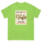 alpaka fan t-shirt aus baumwolle mit print