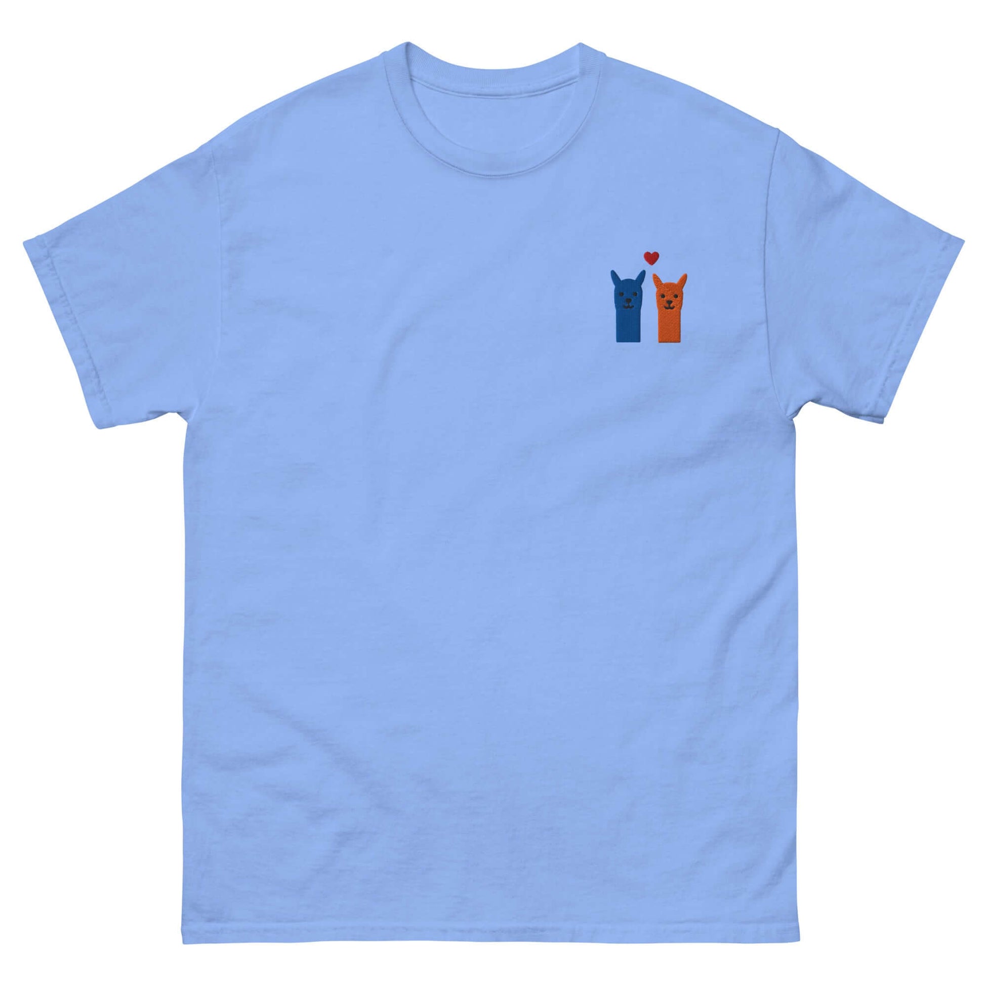 Alpaka T-Shirt mit liebevoller Stickerei, ideal für Tierfreunde und Alpakaliebhaber