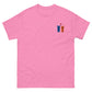 Hochwertiges Baumwoll-T-Shirt mit einzigartiger Alpaka-Bestickung und Herzsymbol