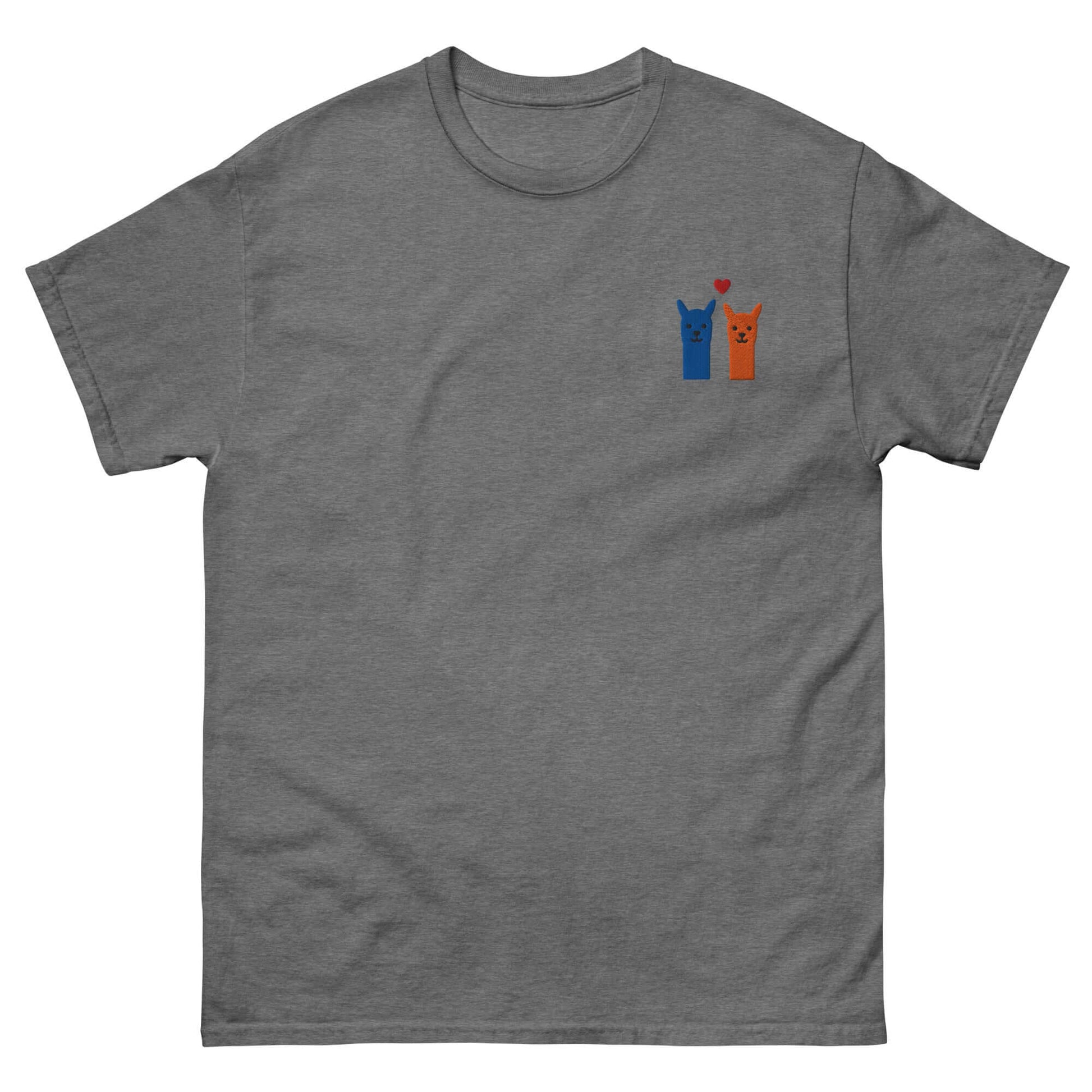 Alpaka-Liebhaber T-Shirt mit hochwertiger Stickerei auf 100 % Baumwolle