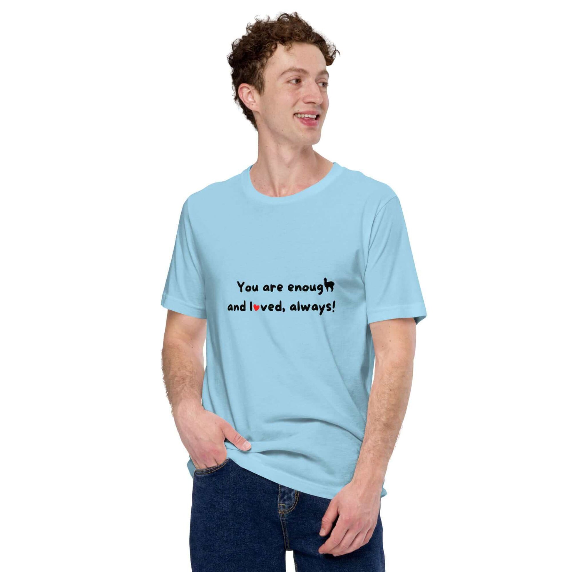 Mode mit Bedeutung: You are enough Alpaka T-Shirt