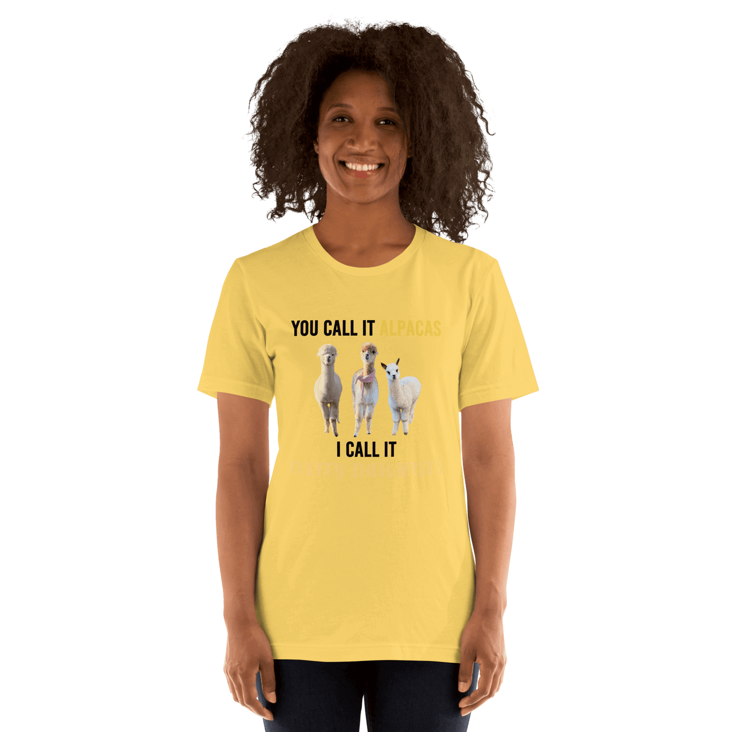 Alpaka T-Shirt "Fluffy Therapists" – Mental Health Unterstützung & Alpaka-Design